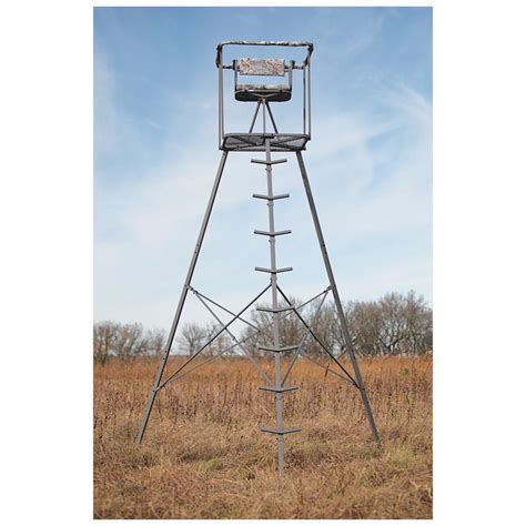 Sniper 15 12 Deluxe Sharp Shooter Tripod Tree Stand 592695 Tower