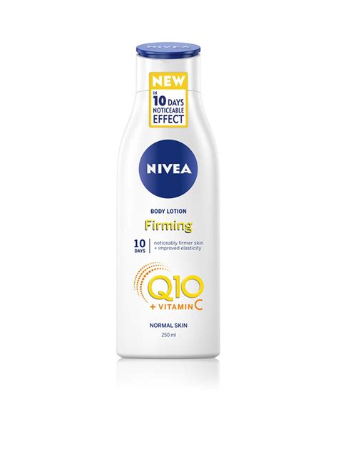 This fantastic new formula containing skin's own coenzyme q10 and vitamin c, moisturizes skin for 48h, providing a smooth. Nivea Q10 + Vitamin C Firming Body Lotion -vartaloemulsio ...