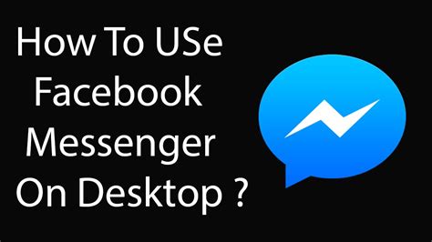 How To Use Facebook Messenger On Desktop Officially Youtube