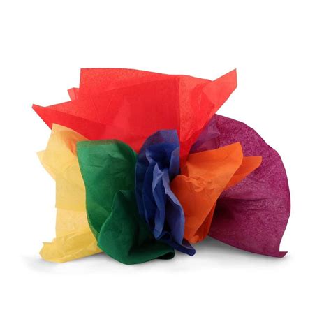 Tissue Paper Squares 5 Primary Colours 480 Pieces Quality Classrooms