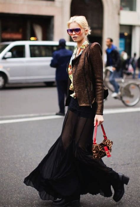 comment porter la robe longue en hiver idées de mode street style idées de style