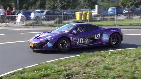 Purple Mclaren P1 Spotted At The Nurburgring Autoevolution