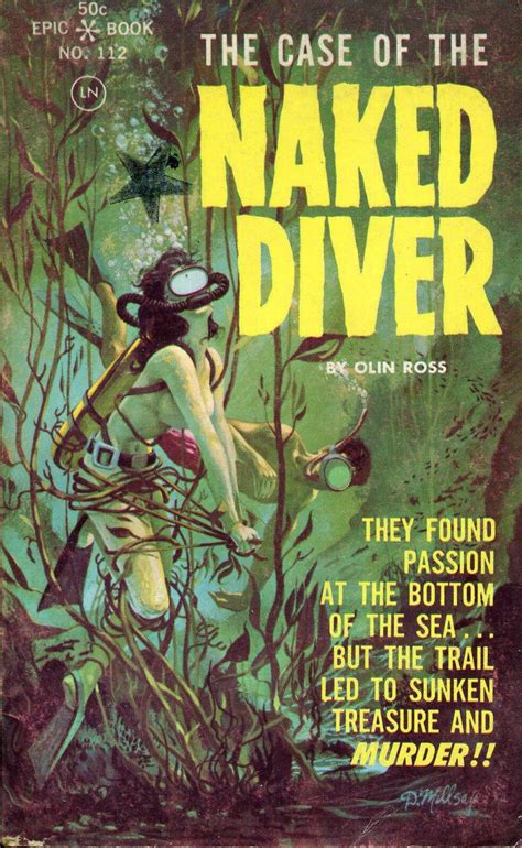 Naked Diver Cover Artwork Book Cover Art Comic Book Covers Comic Books Art Book Art Pulp