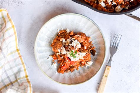 Gehaktballetjes Met Aubergine Feta En Orzo Kris Kookt