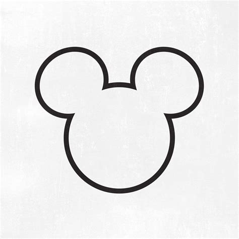 Mickey Mouse Silhouette Svg - SVG images Collections