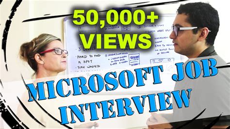 According to augustine, career expert at topresume, you just need to do some sleuthing. Microsoft Job Interview - Re-enactment - Rohan Kamath ...