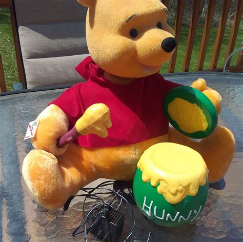Vintage Animated Winnie The Pooh Honey Pot Etsy Canada