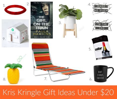 Browse holiday gift guides for mom, the guys, kids, pets, and more. 25 Kris Kringle Gift Ideas Under $25 (Christmas 2016 ...