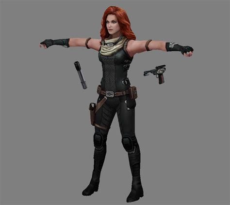 Mara Jade Galaxy Of Heroes Version For Modders File Star Wars Conversions Mod For Star