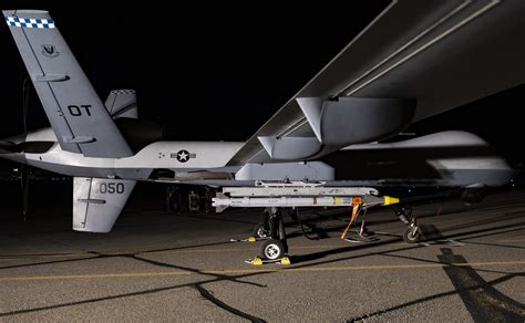 Us Air Force Reaper Uav Fires Aim 9x Air To Air Missile Downs Target Drone