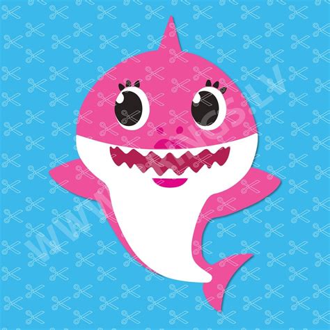 Baby Shark Pinkfong SVG DXF PNG EPS Baby Shark SVG Cut Files