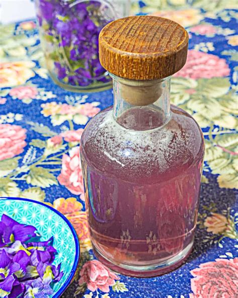 Purple Wild Violet Syrup Recipe Slow Living Kitchen