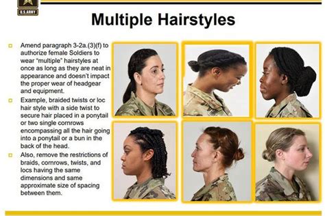 Military Haircut Regulations For Women