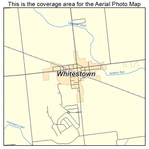Aerial Photography Map Of Whitestown In Indiana