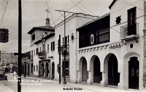 Vista De Calle Victoria 1940 En Saltillo Coahuila Mexico Saltillo