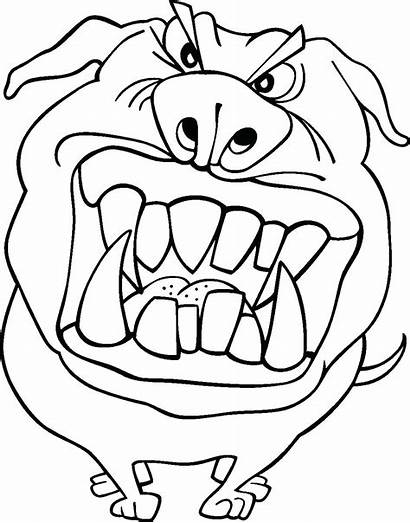 Coloring Funny Pages Printable Trolls Dog Face