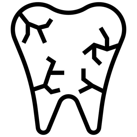 Decay Dental Dentist Molar Tooth Healthcare And Medical Icons
