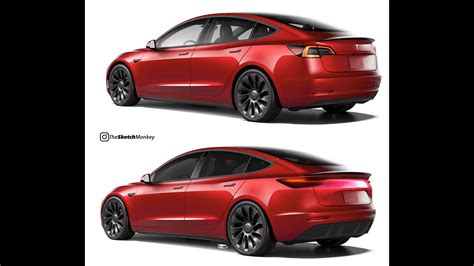 Booming Tesla Model 3 Gets Careful Digital Redesign Now Has Feisty