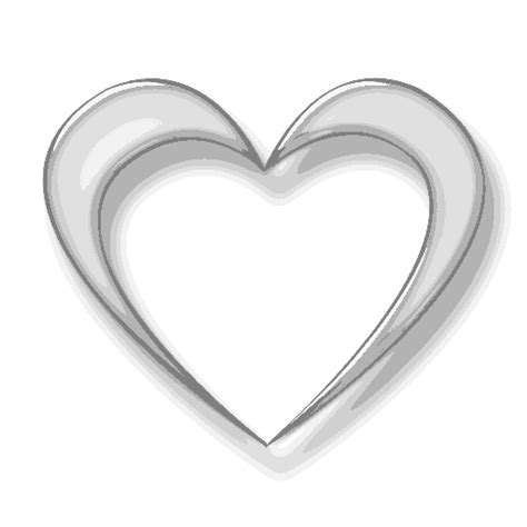 022154 3d Transparent Glass Icon Culture Heart Transparent Caseron