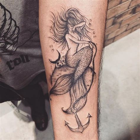 Mermaid Tattoo By Sophiaviolette Tattoos For Daughters Thigh Tattoos