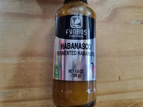 Fynbos Habanasco Sauce 130g Sunshine Padstal