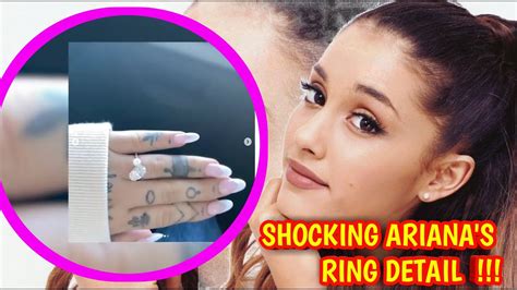 Ariana Grande Full Wedding Ring Details Emerge Youtube