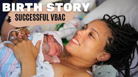 Successful Vbac Birth Story L Positive Induction With Foley Balloon Youtube