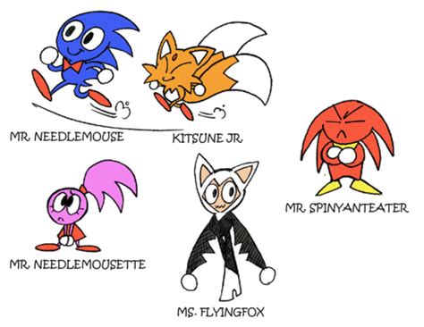 Mr Needlemouse V Sonic Fan Characters Sonic The Movie Classic Sonic