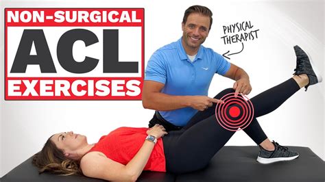 Home Exercises To Rehab An Acl Injury Non Surgical Youtube