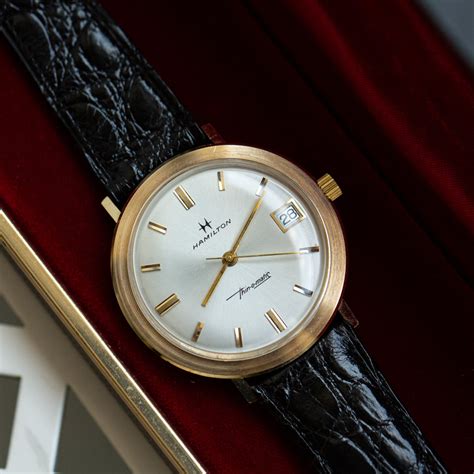 Vintage Watch Hamilton Thin O Matic Serviced With Warranty