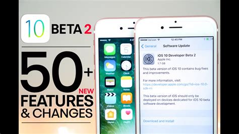 Some older phones may not get every single new feature, but almost everything will work across devices. iOS 10 Beta 2 - 50+ New Features & Changes Review! - YouTube