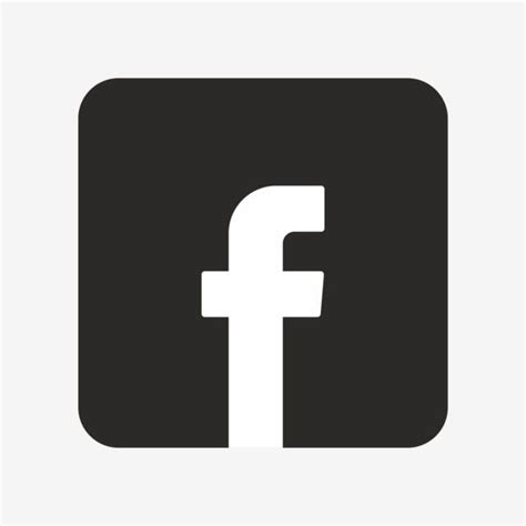 Facebook Black Logo Free Png Logo Facebook Business Card Template