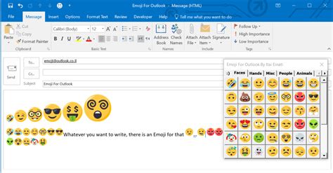 How Do You Insert An Emoji In Outlook Email Bios Pics