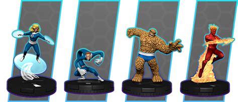 Marvel HeroClix: Fantastic Four Cosmic Clash Starter Set (6-Figure Starter Set) | HeroClix