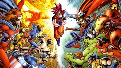 Dc Y Marvel Vs Dragon Ball La Épica Batalla Entre Héroes