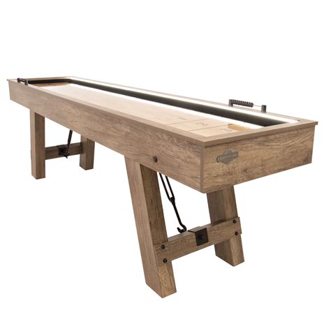 American Legend Brookdale 9 Led Light Up Shuffleboard Table With