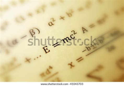 Einstein Formula Relativity Stock Photo 41043703 Shutterstock