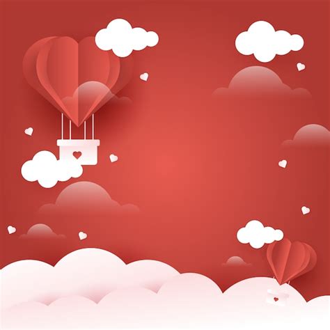 Fondo De Amor Para El Día De San Valentín Vector Premium