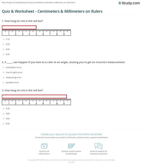 Reading A Metric Ruler Worksheets Reading Worksheet Printable