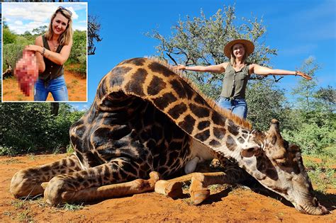 woman kills giraffe cuts out its heart for valentine s day