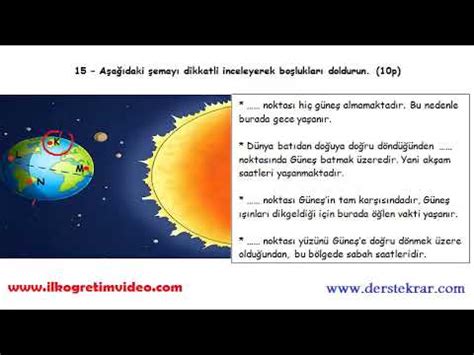 4. Sınıf Fen Bilimleri 2. Dönem 2. Yazılı (örnek 6) - YouTube