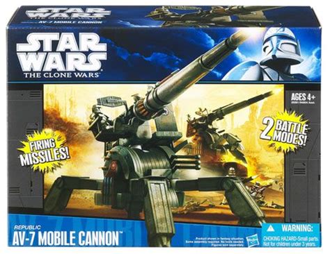 2011 Clone Wars Vehicle Boxed Republic Artillery Cannon Star Wars