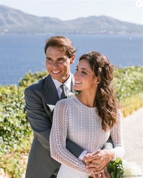 Rafael Nadal Et Son épouse Maria Francisca Perelló Le Jour De Leur