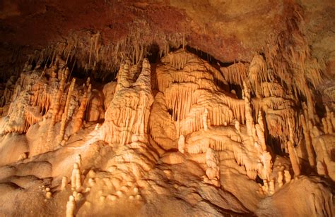Large Groups Of Formations In Natural Bridge Caverns Texas Image