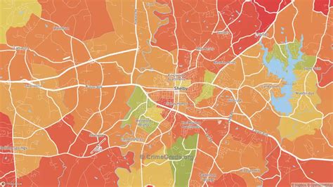 Shelby, NC Property Crime Rates and Non-Violent Crime Maps | CrimeGrade.org