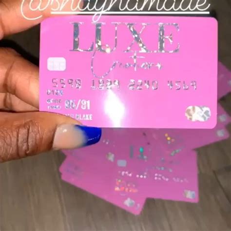 💰💳 here at shaynamade we always like to take things to another level. SPARKLY foil "credit cards" designed and printed for @luxe_creations__ 💳 #shaynamade (With ...