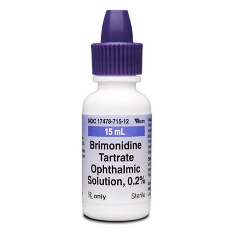 Brimonidine Tartrate 02 Ophthalmic Drops Sol 15 Ml 119202