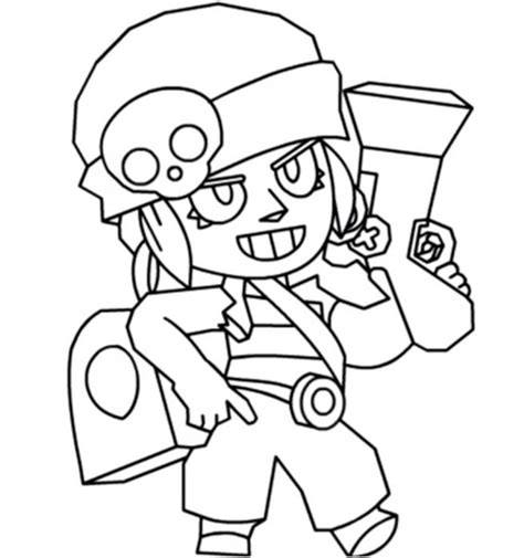 Coloriage Brawl Stars Penny 27