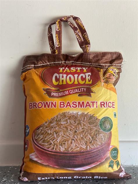 Lal Qilla Brown Basmati Rice Jar 5kg Quality Bazaar