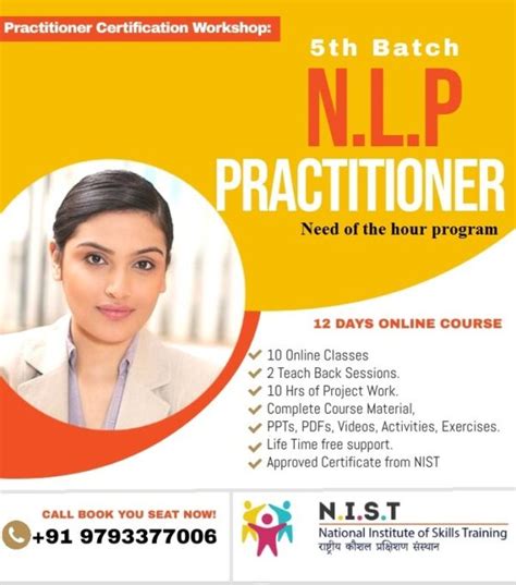 “nlp Practitioner Certification Course” Nist